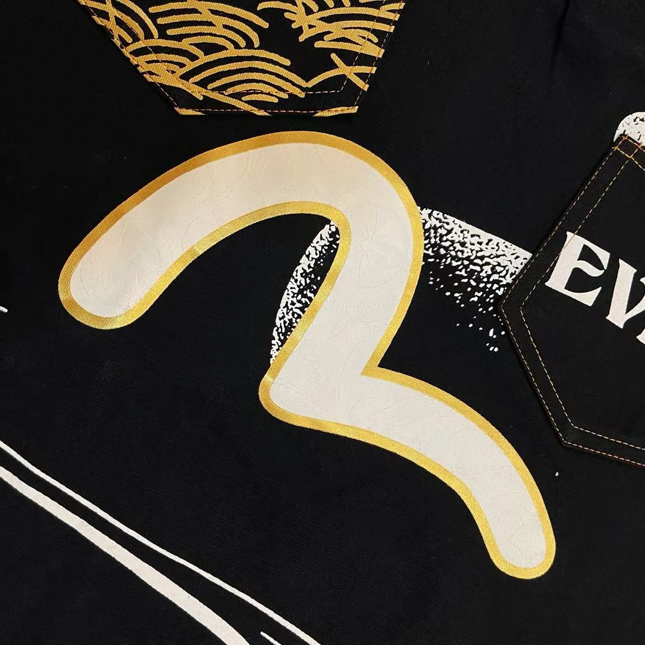 ， EVISU 2025New Arrival ： Size：S-XXL S 44 96 68 100-120 M 46 102 70 120-140 L 48 108 72 140-160 XL 50 116 74 160-180 XXL 52 122 76 180